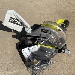 RYOBI 14 Amp Corded 10 in. Compound Miter Saw with LED Cutline Indicator