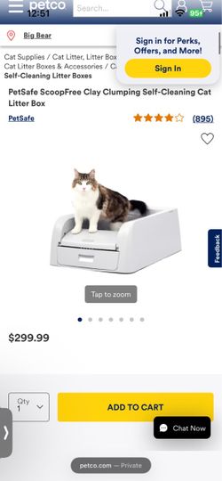 Petsafe Automatic CLUMPING LITTER box not Crystals new not in box