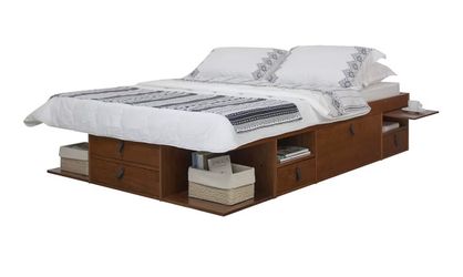Queen Bali Storage Bed + Mattress Included – Tons of Storage!