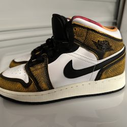 Gold Nike Jordan 