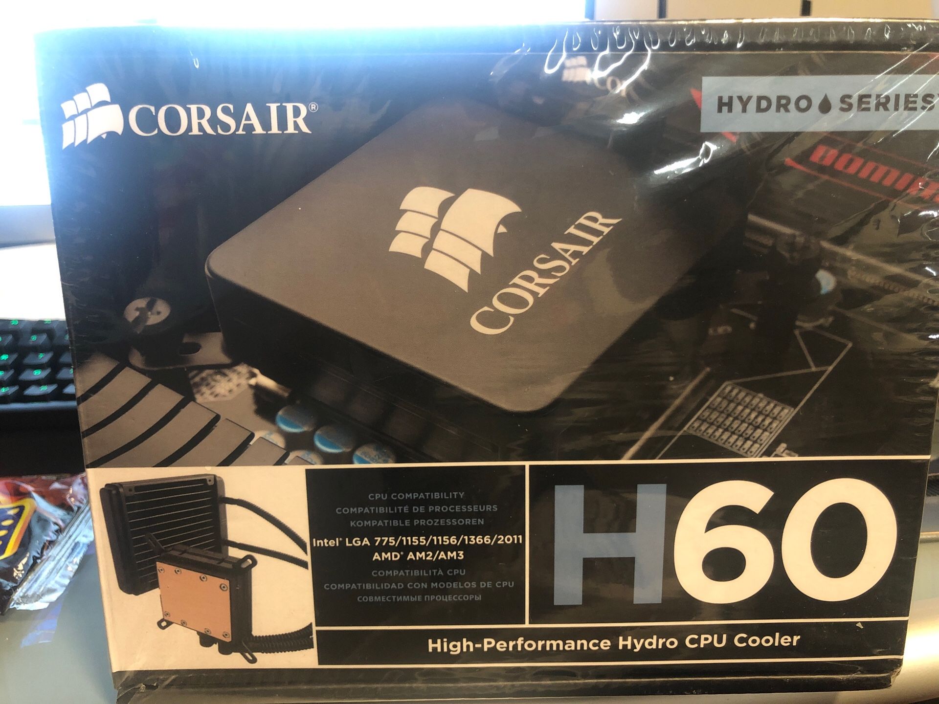 Corsair H60 liquid cpu cooler