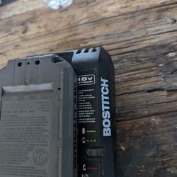 Bostitch Charger And 18 Volt Lithium Battery