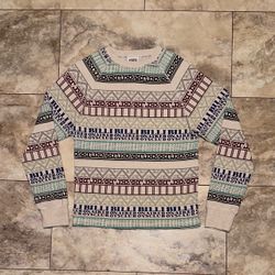 Billionaire Boys Club All Over Logo Pattern Crewneck Thermal Size Small