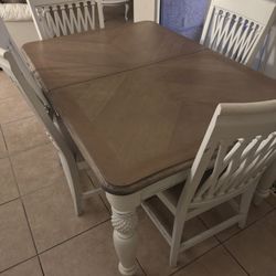 Big Dining Table With Chairs Included