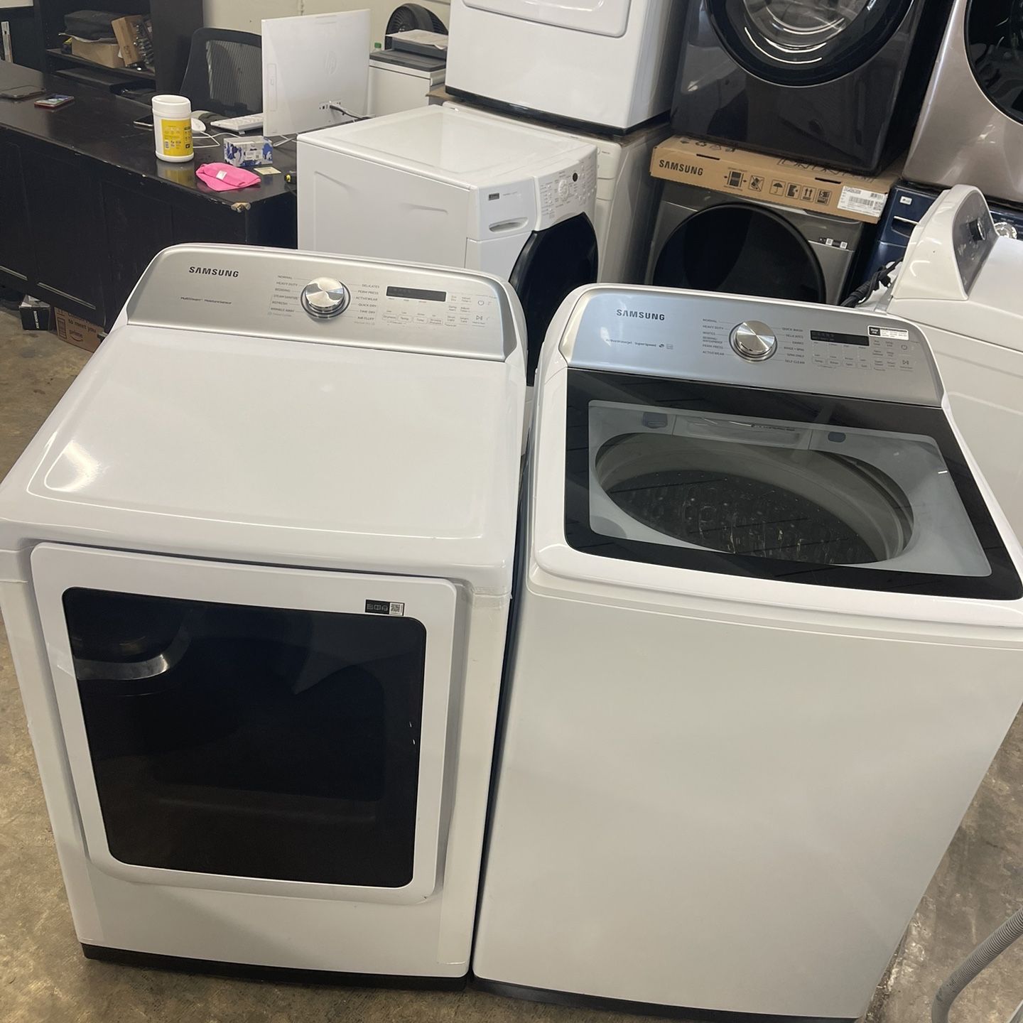 Used Samsung Washer And Electric 220V-240V Dryer With Warranty 