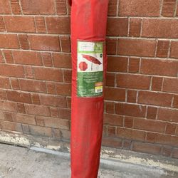 Mainstay Red Umbrella Market 9 Ft Feet Nine