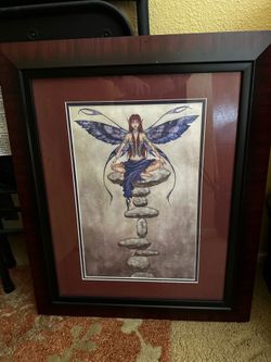 Fairy Art work framed & mat