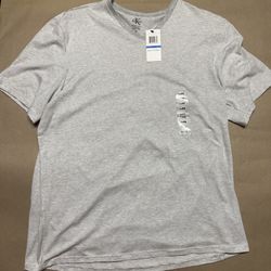 Calvin Klein V neck XL Extra Large T Shirt Tee stripes Rare NEW!