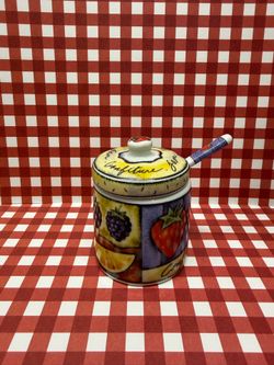 Joie de Vivre Jam Jar with Spoon