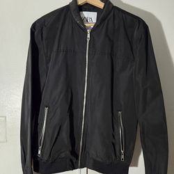 Zara Bomber Jacket Black