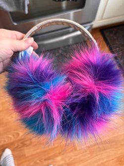 Kids and women’s outdoor colorful gear justice, new tags, earmuffs, gloves, hats, scarves