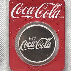 Coca - Cola. 1 oz .999 Silver.