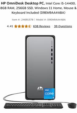 HP OmniDesk Desktop PC,