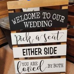 $20 Wedding Sign 