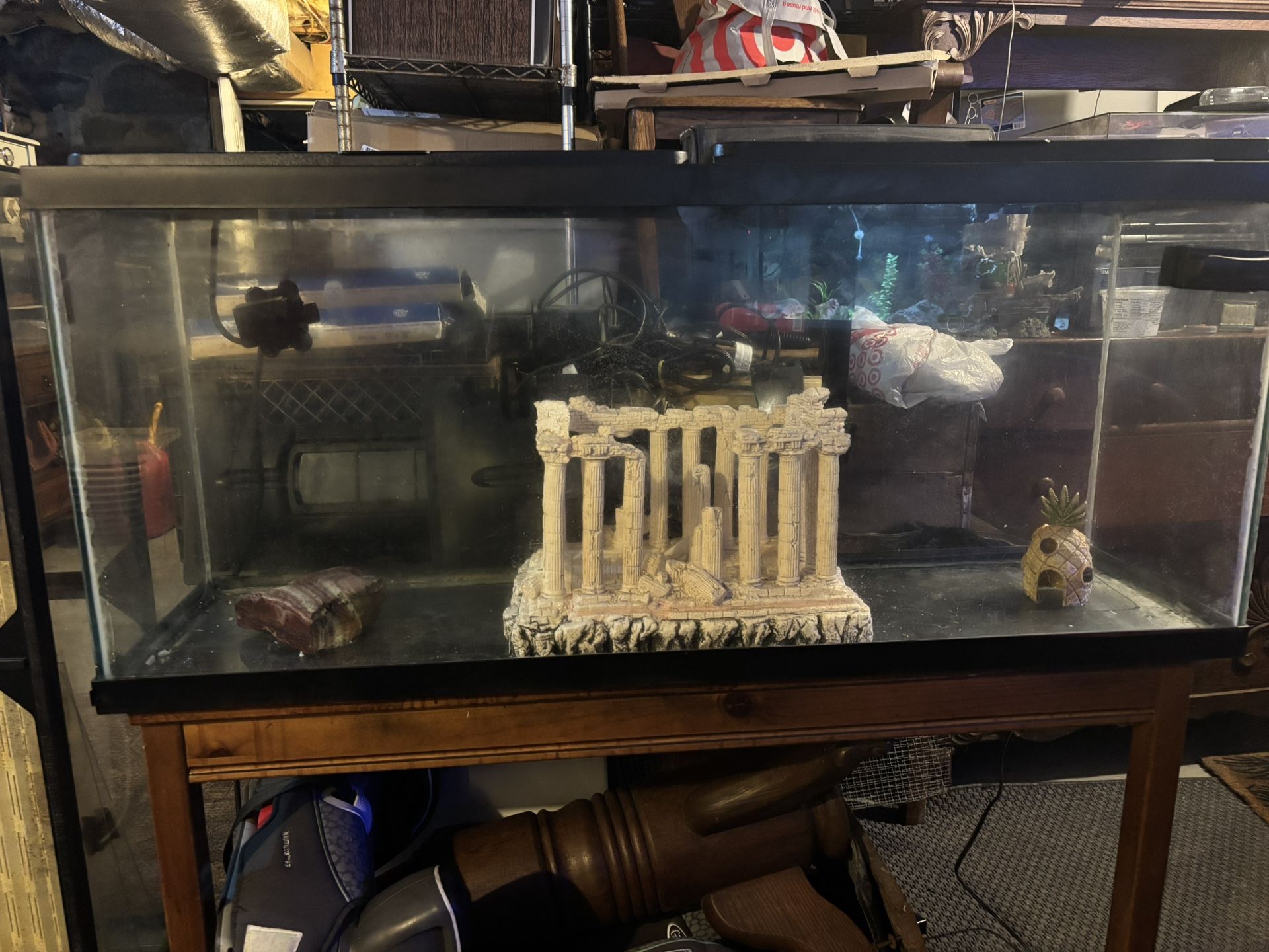 55 gallon aquarium and accessories