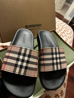 Burberry slides