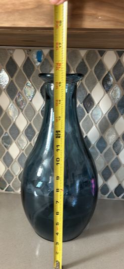 Glass Blue Vase