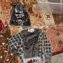 Child’s Med 8-10 Werewolf Costume New