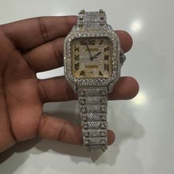 Cartier Santos Diamond Watch