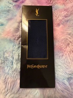 New in Box - Yves Saint Laurent Dress Socks, Navy Blue