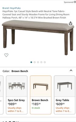Brown Bench