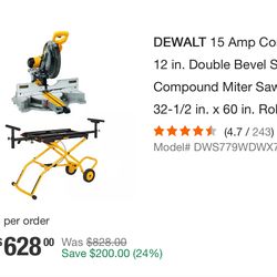 Dewalt Saw / Plus Stand