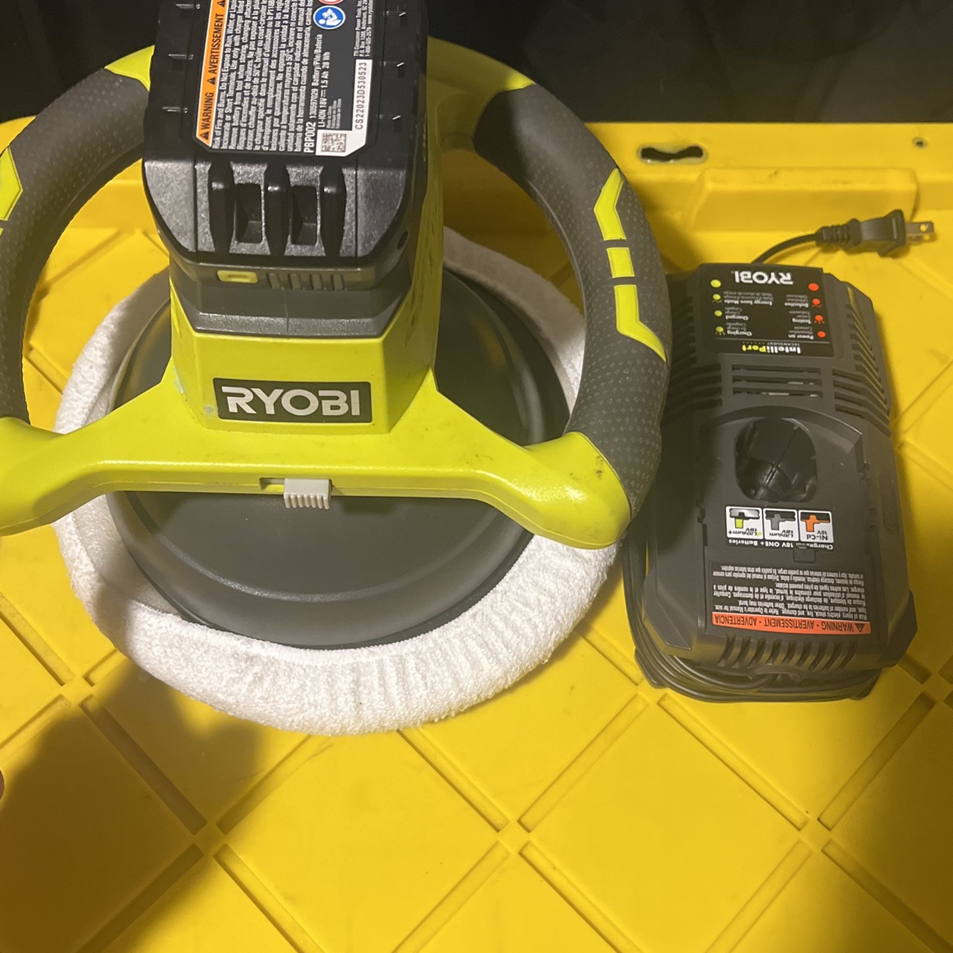 Ryobi Buffer, Battery & Charger