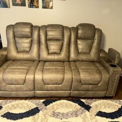 Eric Church Highway to Home Dual Power Reclining Sofa and Loveseat