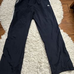 Adidas pants  Medium on tag  Flaws as seen in the last picture (very tiny small hole) not visible