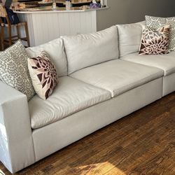 West Elm Harmony 2 Piece Sofa 122”