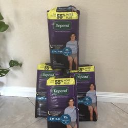 Depend Fresh Protection Underwear