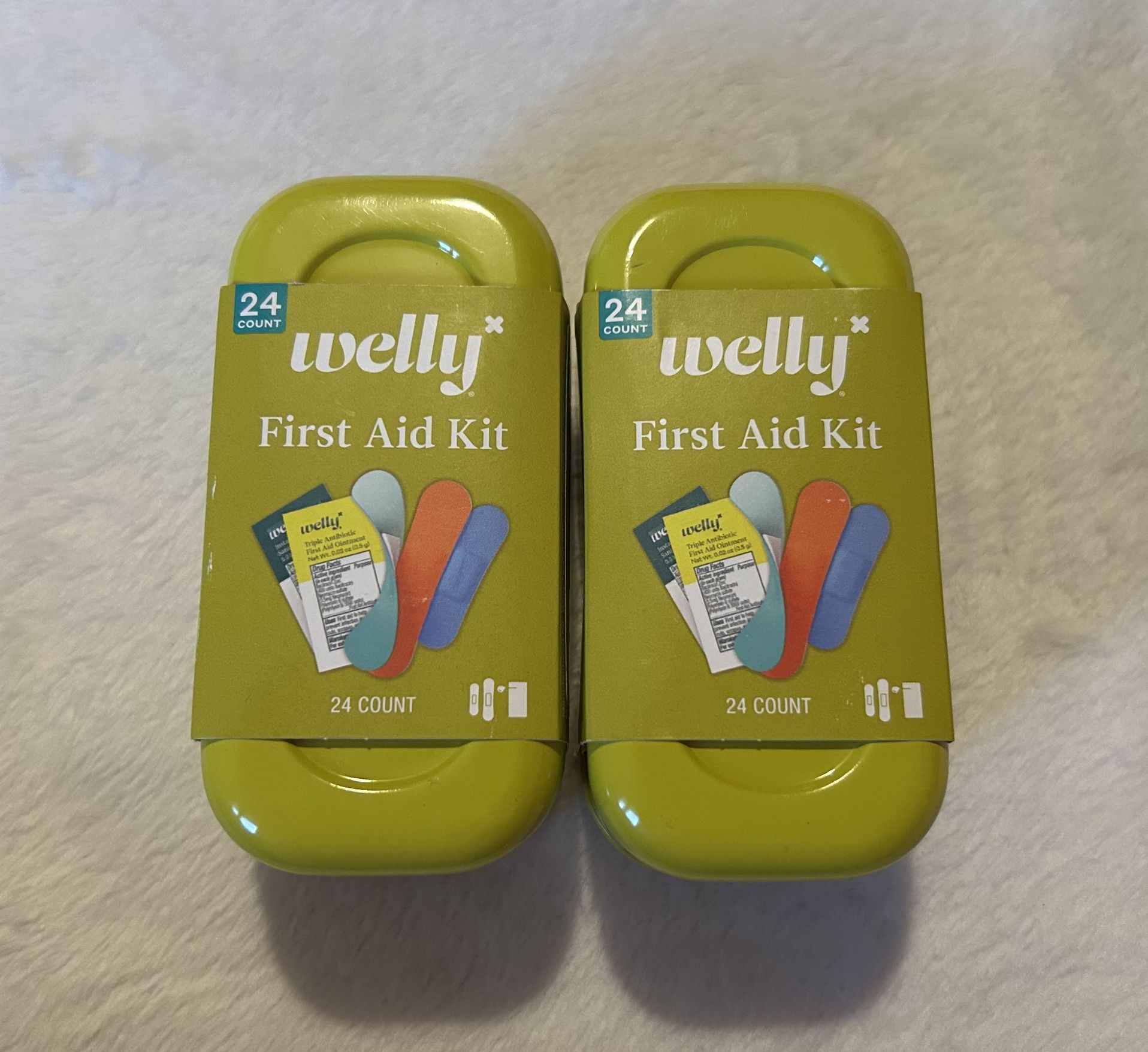 Lot of 2 Welly First Aid Kits