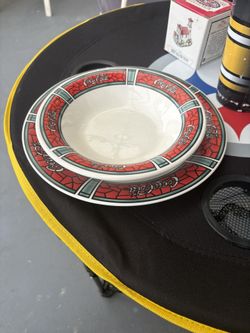 Coca-Cola plate and bowl