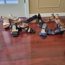 Women Shoes ($5.00 Each Or $20 for all) Size 6 (Except  Black with Block Heel Size 6 1/2) 