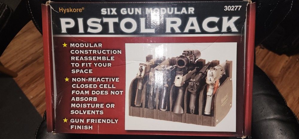 6 Gun Pistol Rack