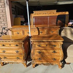 Solid Wood 6 Piece Bedroom Set