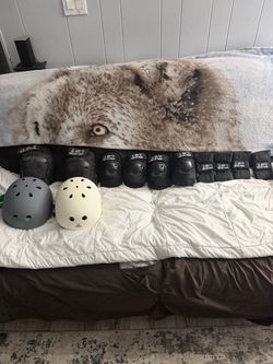 Triple Eight Helmets and 187 Killer Pads Skate Protective Gear Lot