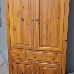 Armoire Pine TV Cabinet