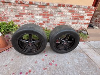 2 17 Inch Race Star Industries Drag Strip Rear Tires
