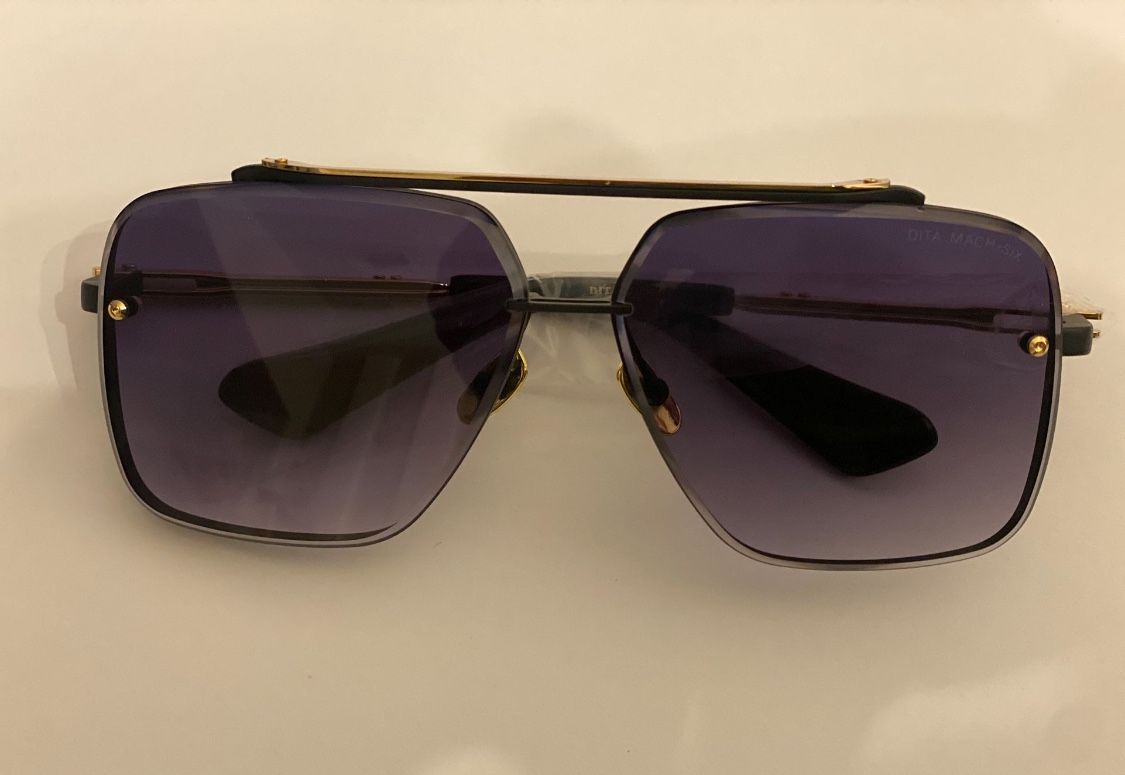Dita Match Six Black/Gold 64 12 Sunglass frame