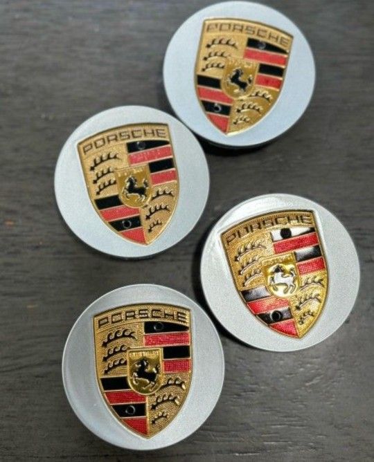 Porsche Center Caps Macan Silver 65mm Silver