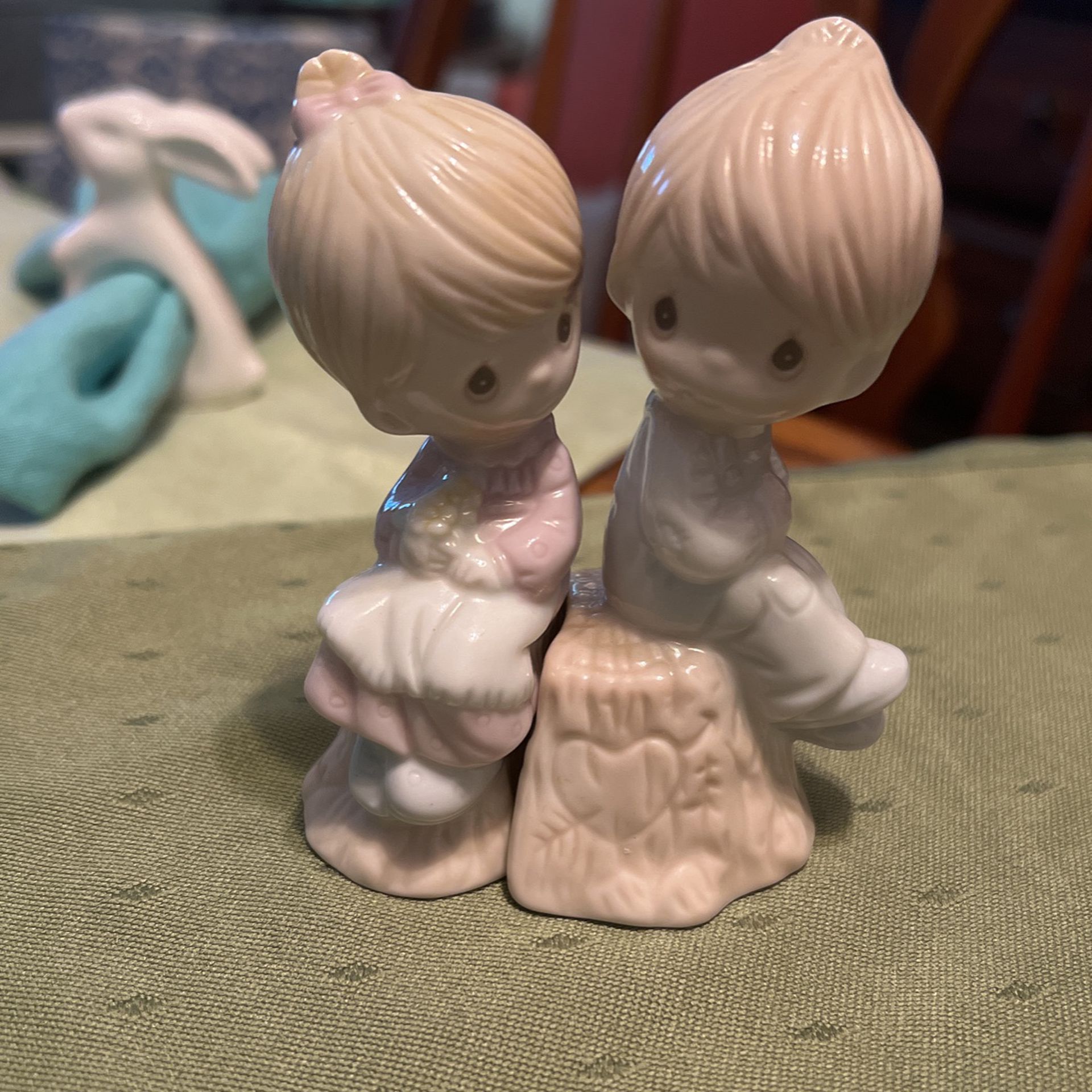 Precious Moments Salt And Pepper Shakers 