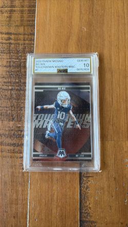 Panini 2025 Mosaic Bo Nix Touchdown Masters #1 AGS 10 Broncos NFL