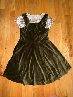 Knitworks Velvet Dress with Crop Top