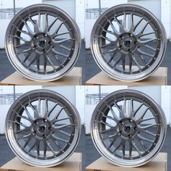 Brand New 19” BBS LM Style Wheels 19x8.5/9.5 5x114.3 ET33/30 CB73.1 JDM VIP Rims