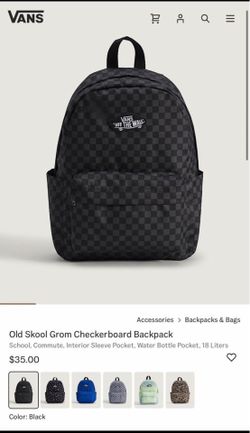 Vans backpack + matching pencil pouch