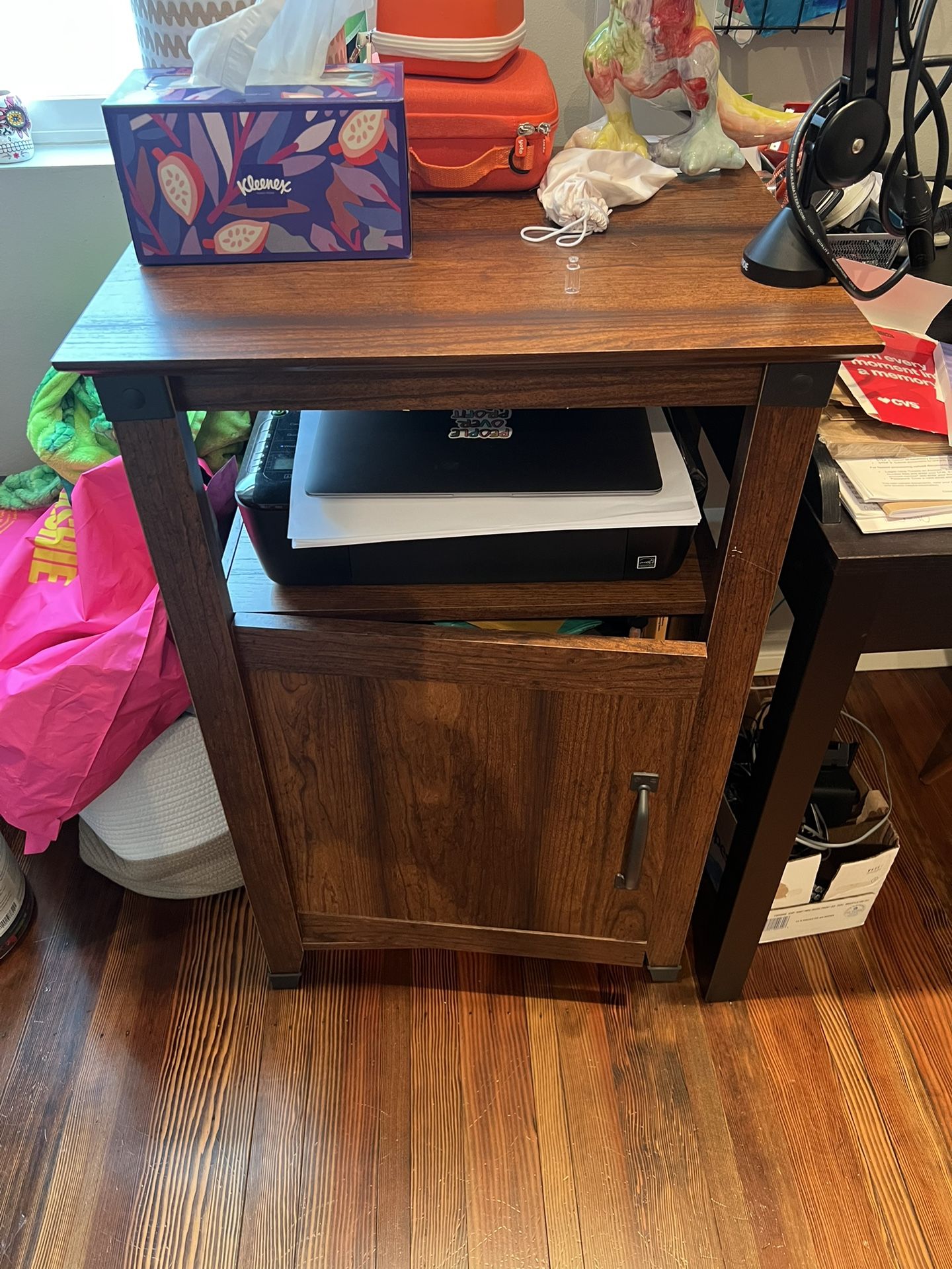 Brown Printer Stand / Cabinet