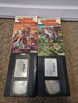 Dino Riders VHS Tyco Adventure Continues Vintage Dinosaurs