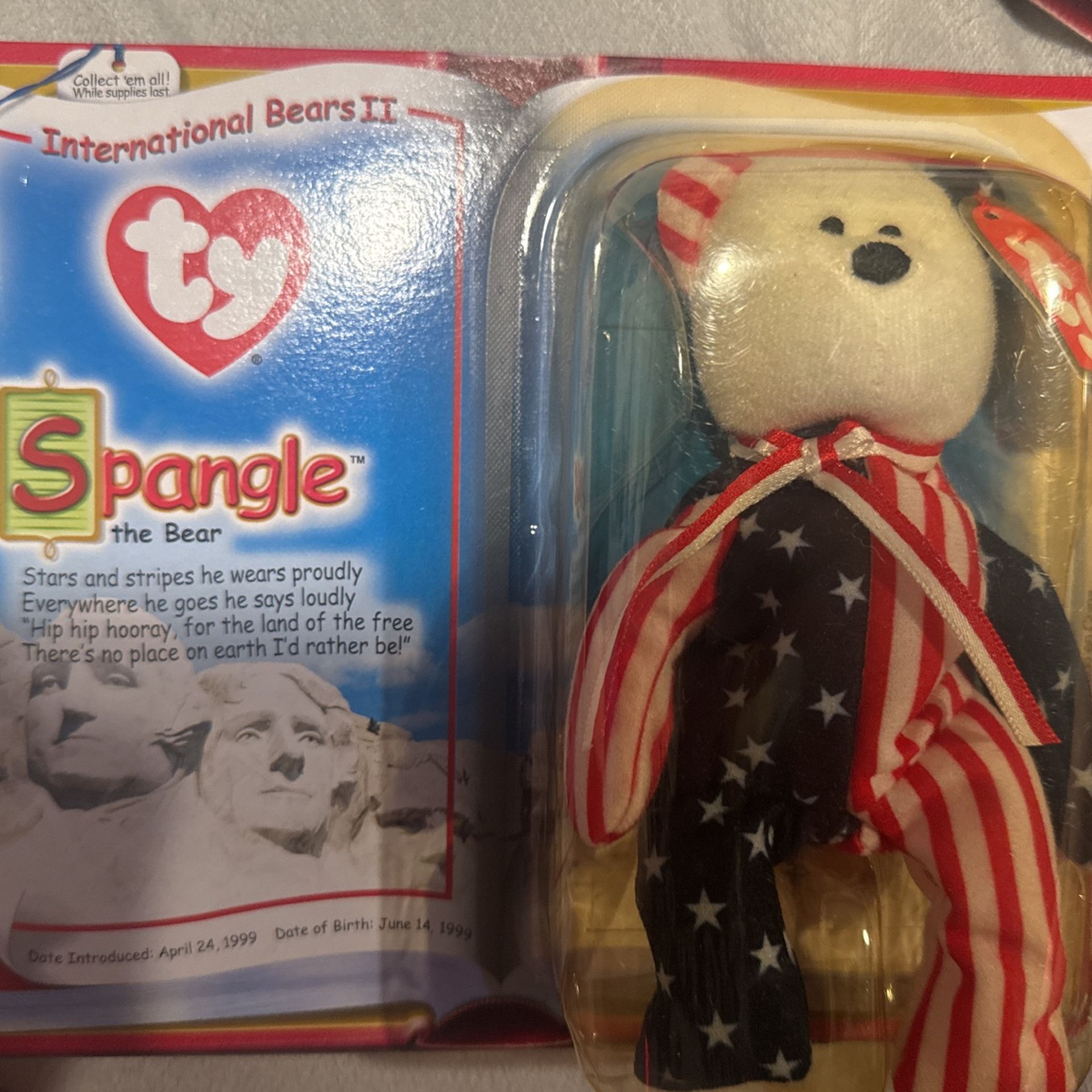 spangle beanie baby