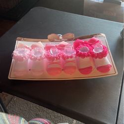 New First Steps Head And Sock Set. Lil Girls 